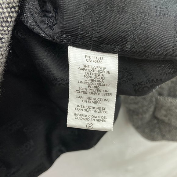 Michael Kors Women's Jacket/Skirt 2 Piece Set Grey - Size L - Picture 5 of 8